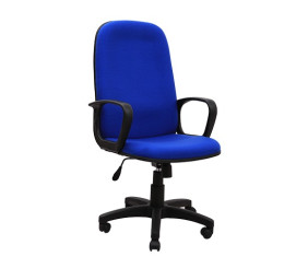 ECH001 EX CHAIR HIGH BACK ECONOMY GAS LIFT BLUE