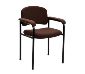 VISITOR CHAIR ARM FABRIC PLASTIC ARM